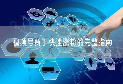 视频号新手快速涨粉的完整指南
