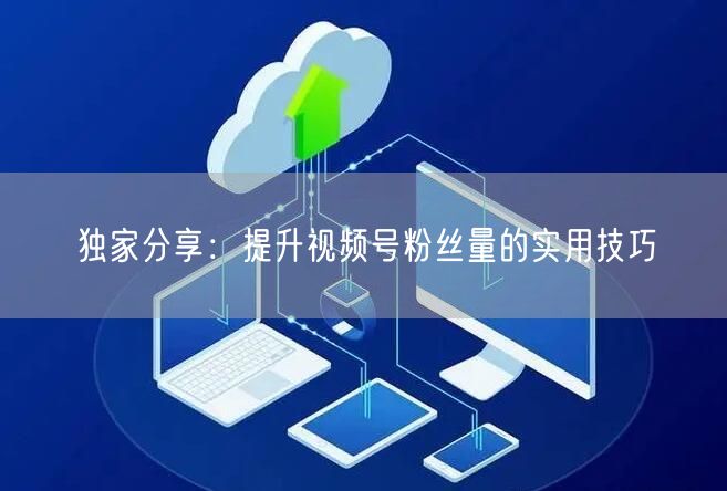 独家分享：提升视频号粉丝量的实用技巧